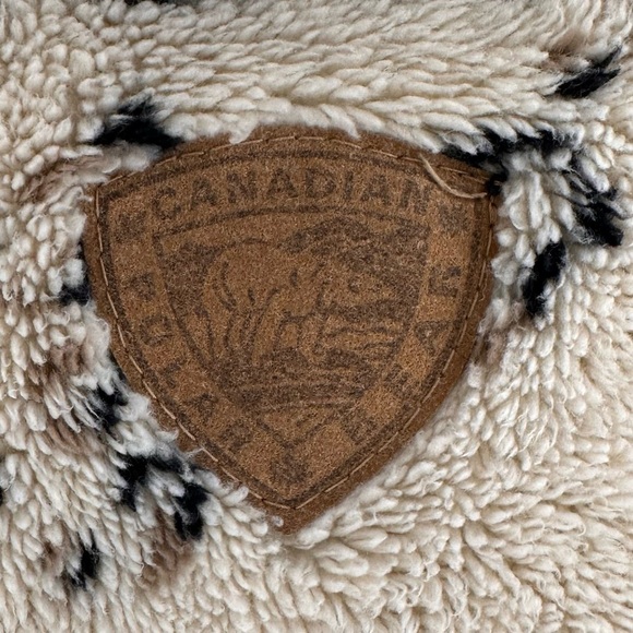 Nanuk Canadian Polar Gear Roaming Bears w/Paws Cream Shearling Jacket XL - Picture 8 of 8